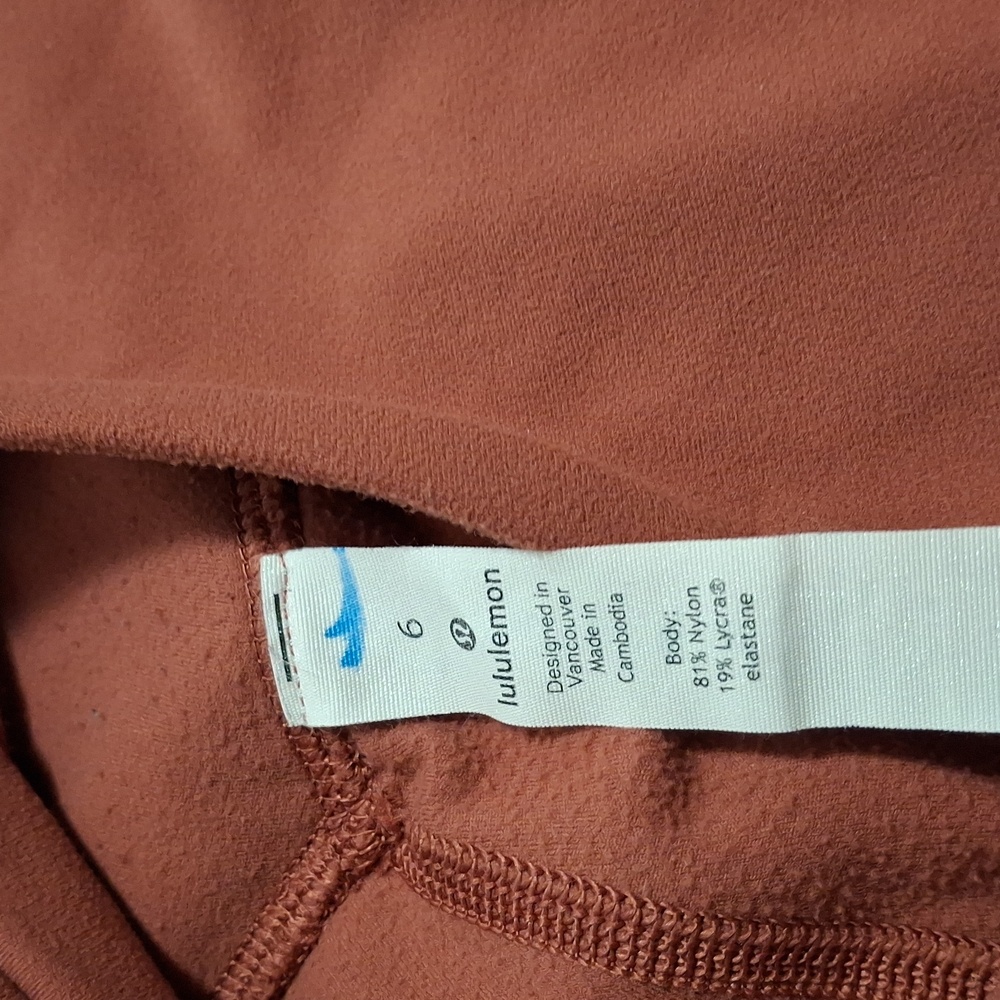 Lululemon Athletica Align Wide Leg Super High Rise Crop Pants Size 6 - Picture 5 of 5